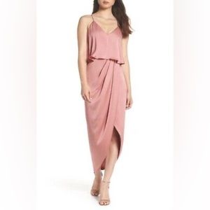 Shona Joy Luxe Frill Tulip Hem Maxi Dress Size 8